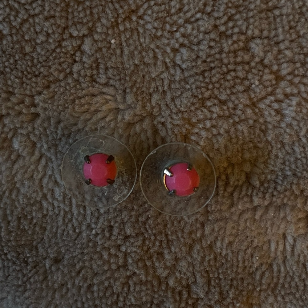 Pink Stud Earrings